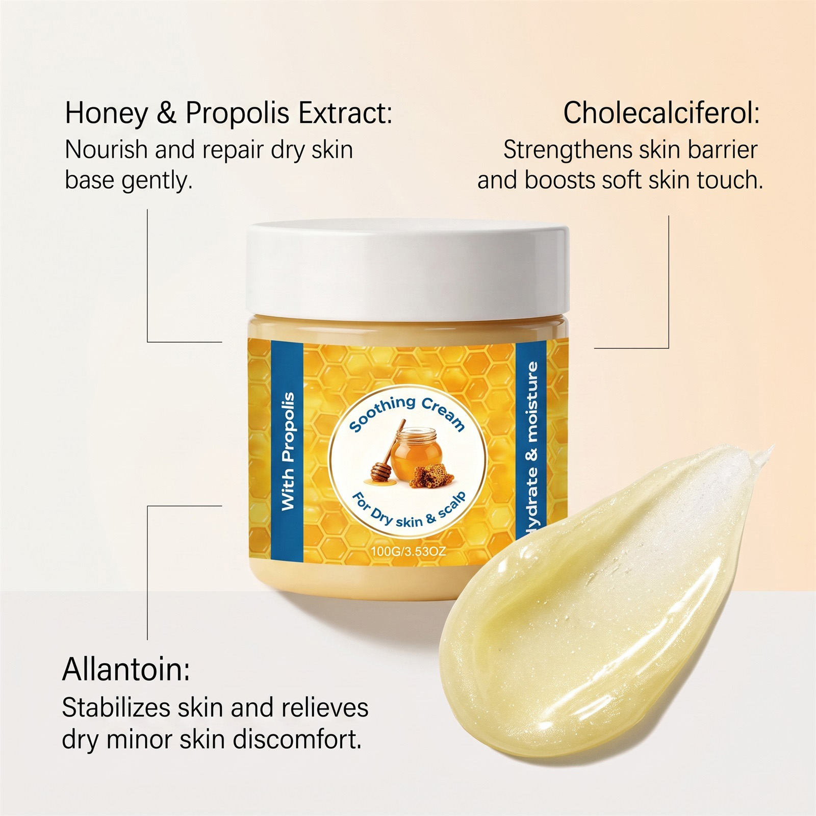保湿バームスティック ハニービタミンC フェイスクリーム コ - Skincare Collagen のレビューと価格
