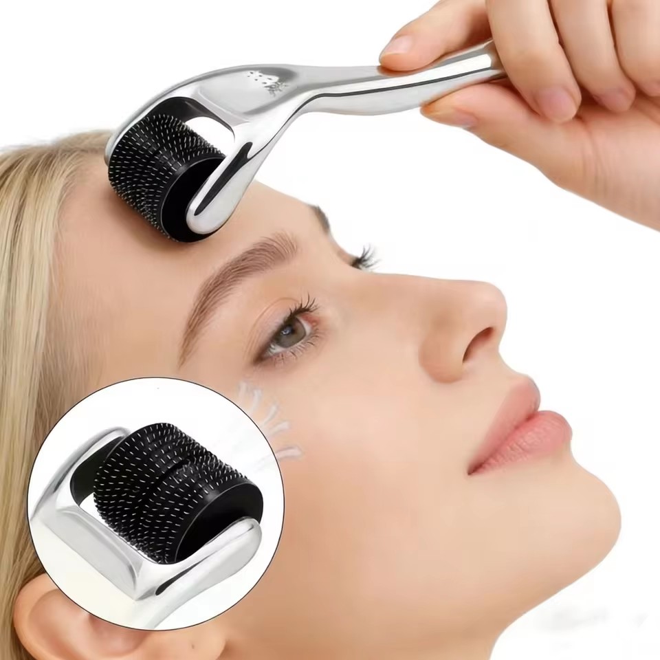 540ピンのダーマローラー、コラーゲン生成促進、髭の成長、顔 - Skincare Collagen のレビューと価格