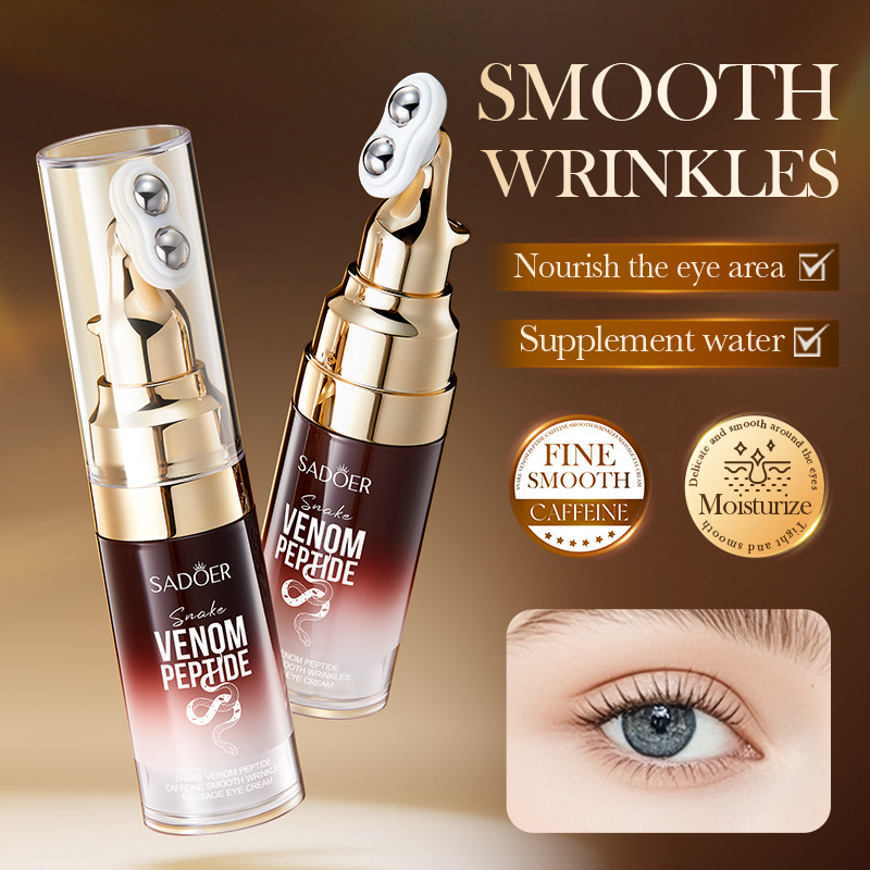SADOER ヘビ毒ペプチドカフェイン抗しわマッサージアイク - Eye Cream Peptide のレビューと価格