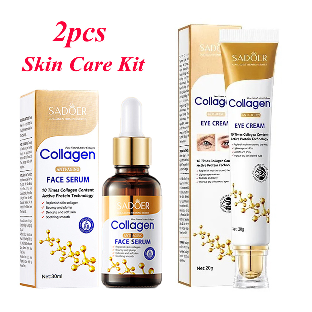 SADOER コラーゲン スキンケアセット しわ対策美容液  - Skincare Collagen のレビューと価格