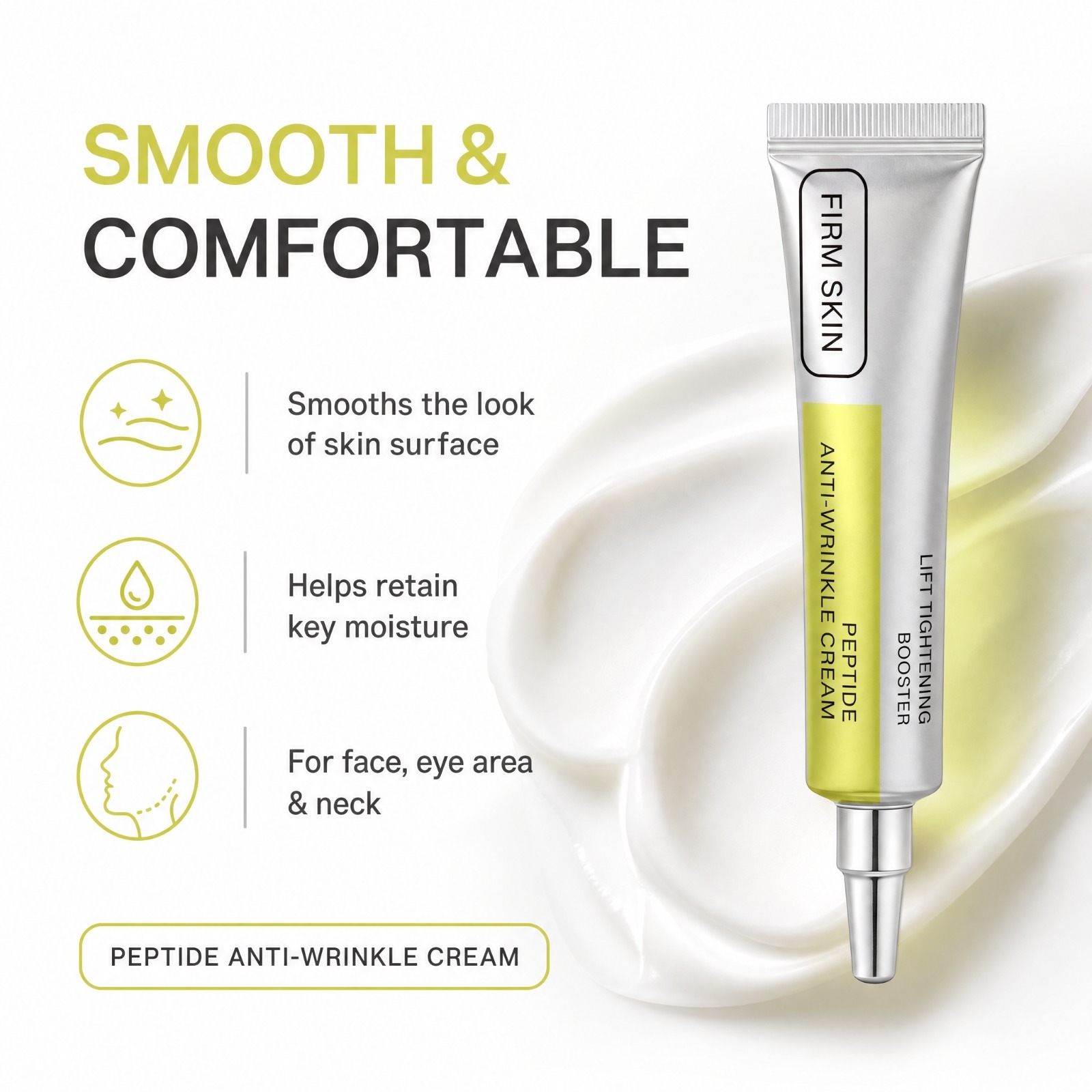 ペプチドレチノールフェイスクリーム、引き締め、なめらか、保湿 - Eye Cream Peptide のレビューと価格