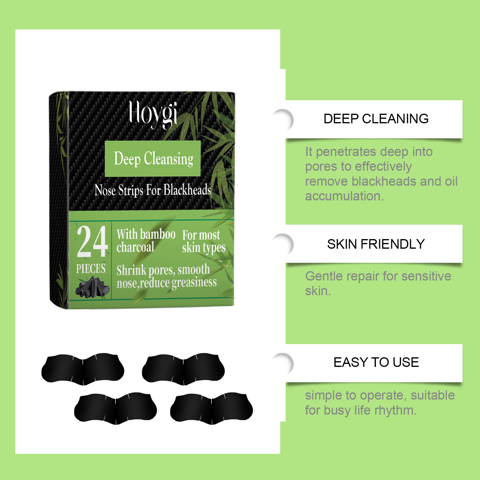 竹炭ノーズストリップ（黒ずみ用）72枚＋無料30mlコラーゲ - Skincare Collagen のレビューと価格