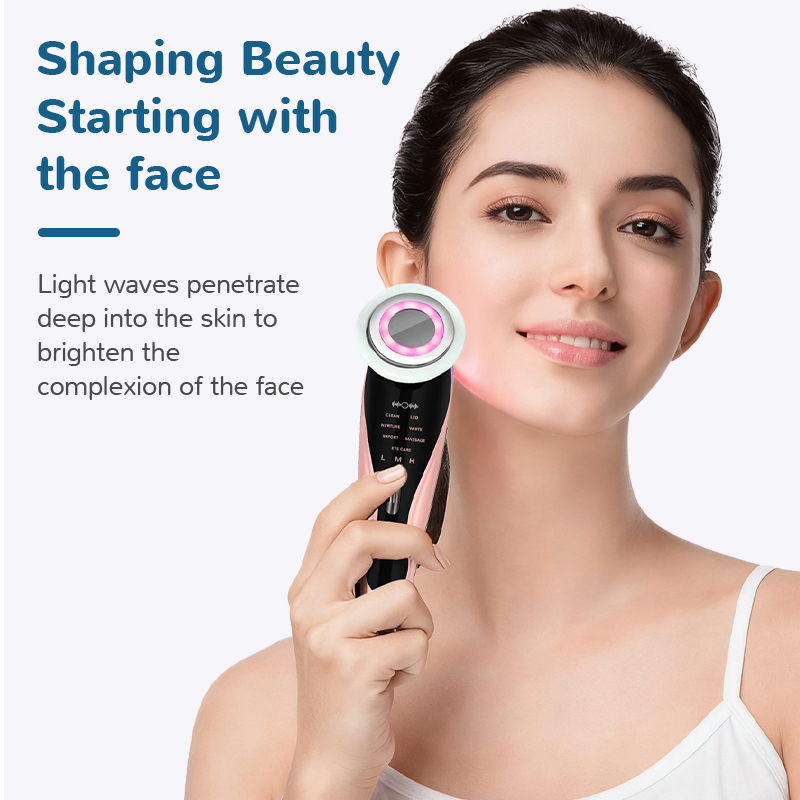 電動美容導入デバイス 7-in-3 フェイシャルマッサージャ - Skincare Scora のレビューと価格