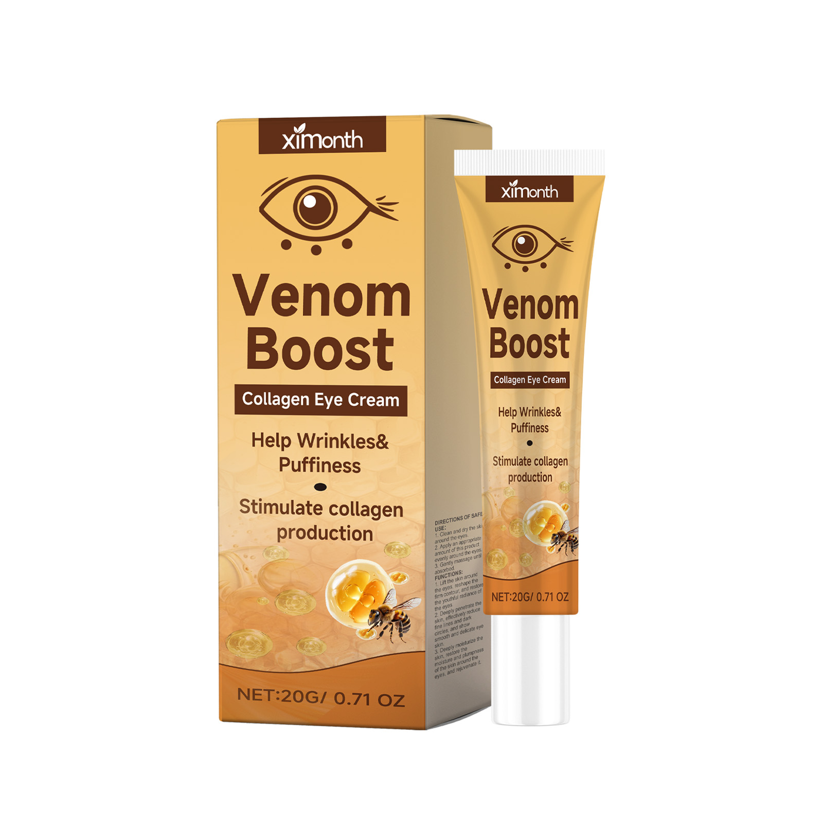 蜂ペプチドプロテイン引き締めアイクリーム浮腫を解消抗くま水分 - Eye Cream Peptide のレビューと価格
