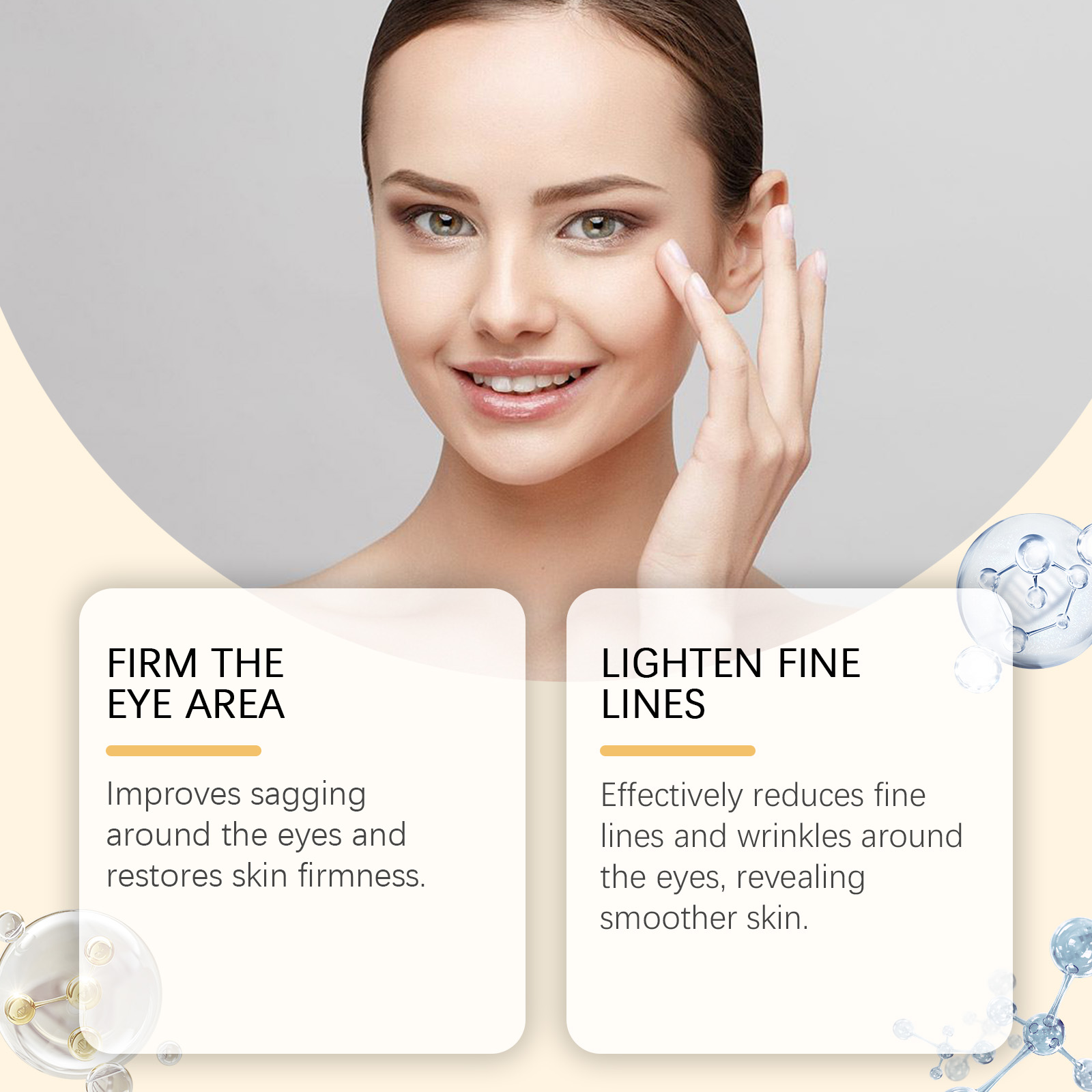 蜂ペプチドプロテイン引き締めアイクリーム浮腫を解消抗くま水分 - Eye Cream Peptide のレビューと価格