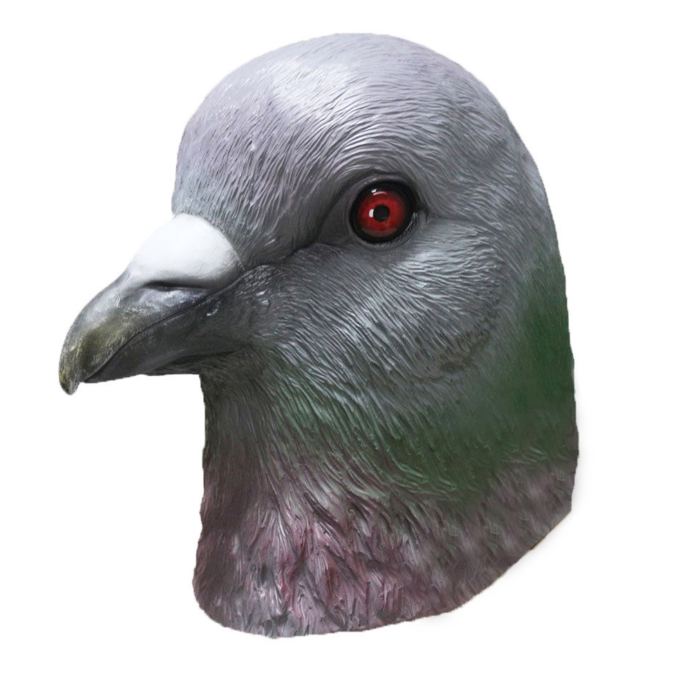 巨大なラテックスの鳥の頭の形をしたマスク,ハロウィーンのコス - Skincare Pigeon のレビューと価格