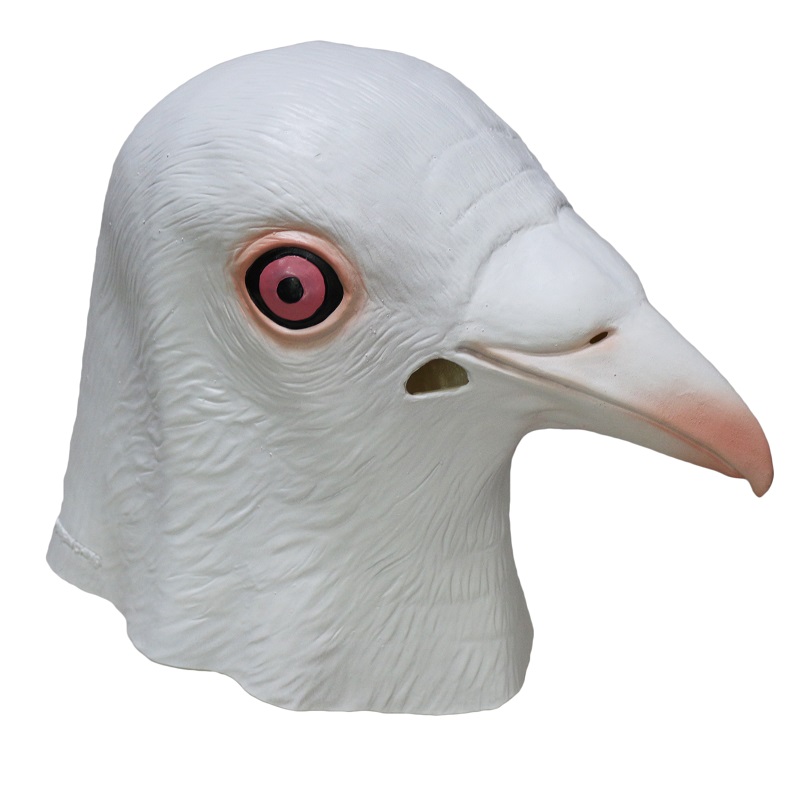 巨大なラテックスの鳥の頭の形をしたマスク,ハロウィーンのコス - Skincare Pigeon のレビューと価格