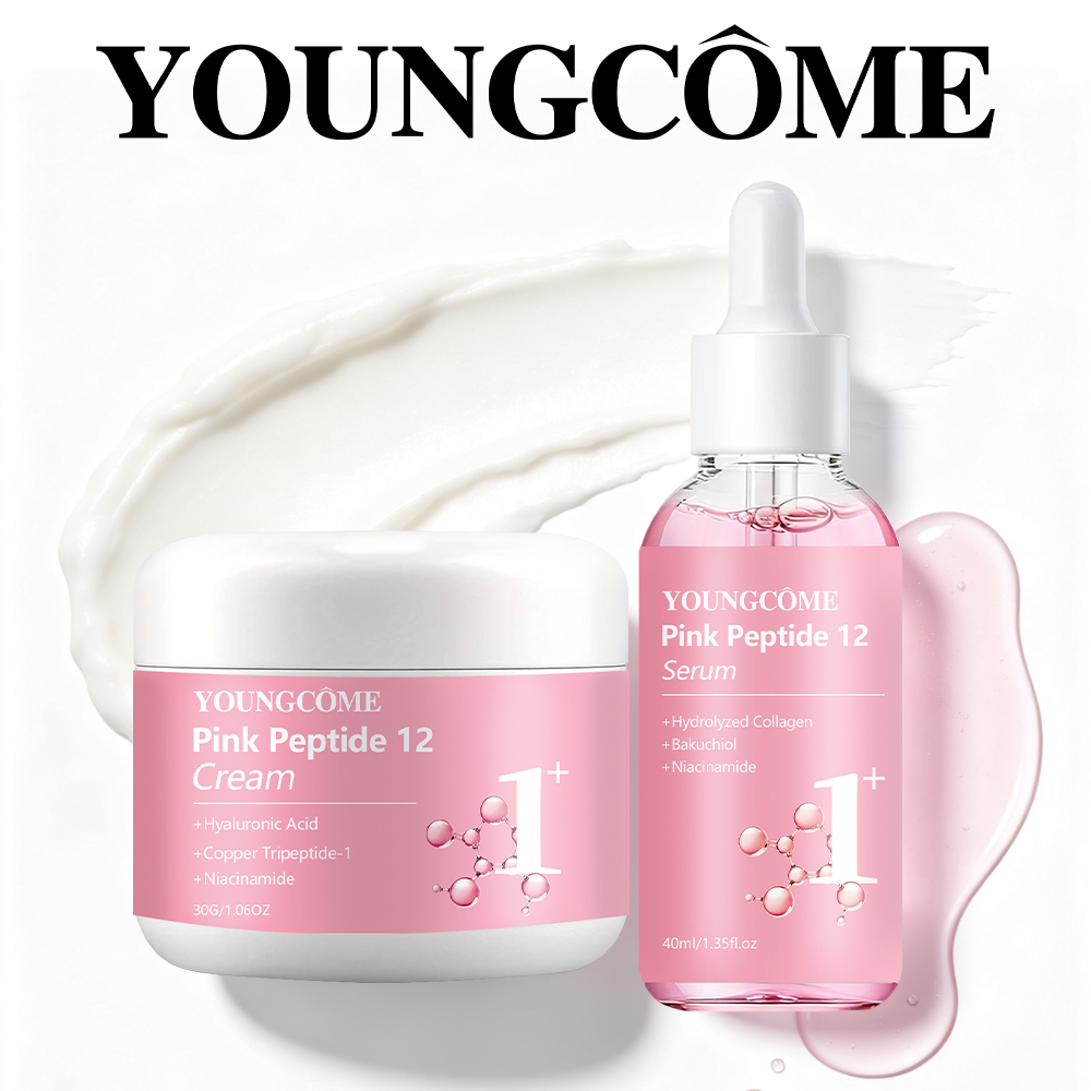 フェイスクリームセラムセット YOUNGCOME ピンクペプ - Skincare Collagen のレビューと価格