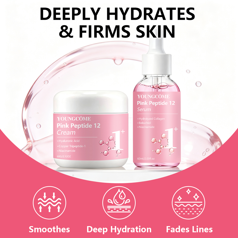 フェイスクリームセラムセット YOUNGCOME ピンクペプ - Skincare Collagen のレビューと価格