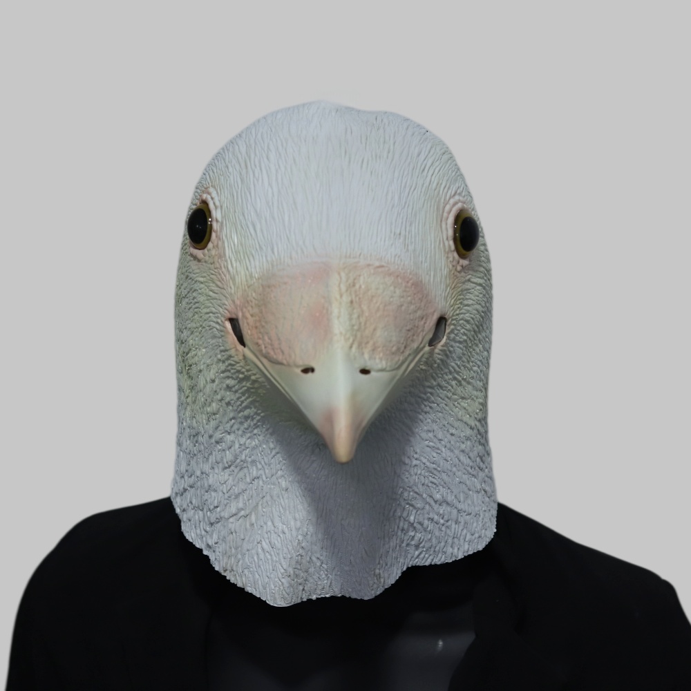 リアルなカモメマスク ラテックス鳥頭鳩マスク ハロウィンコス - Skincare Pigeon のレビューと価格