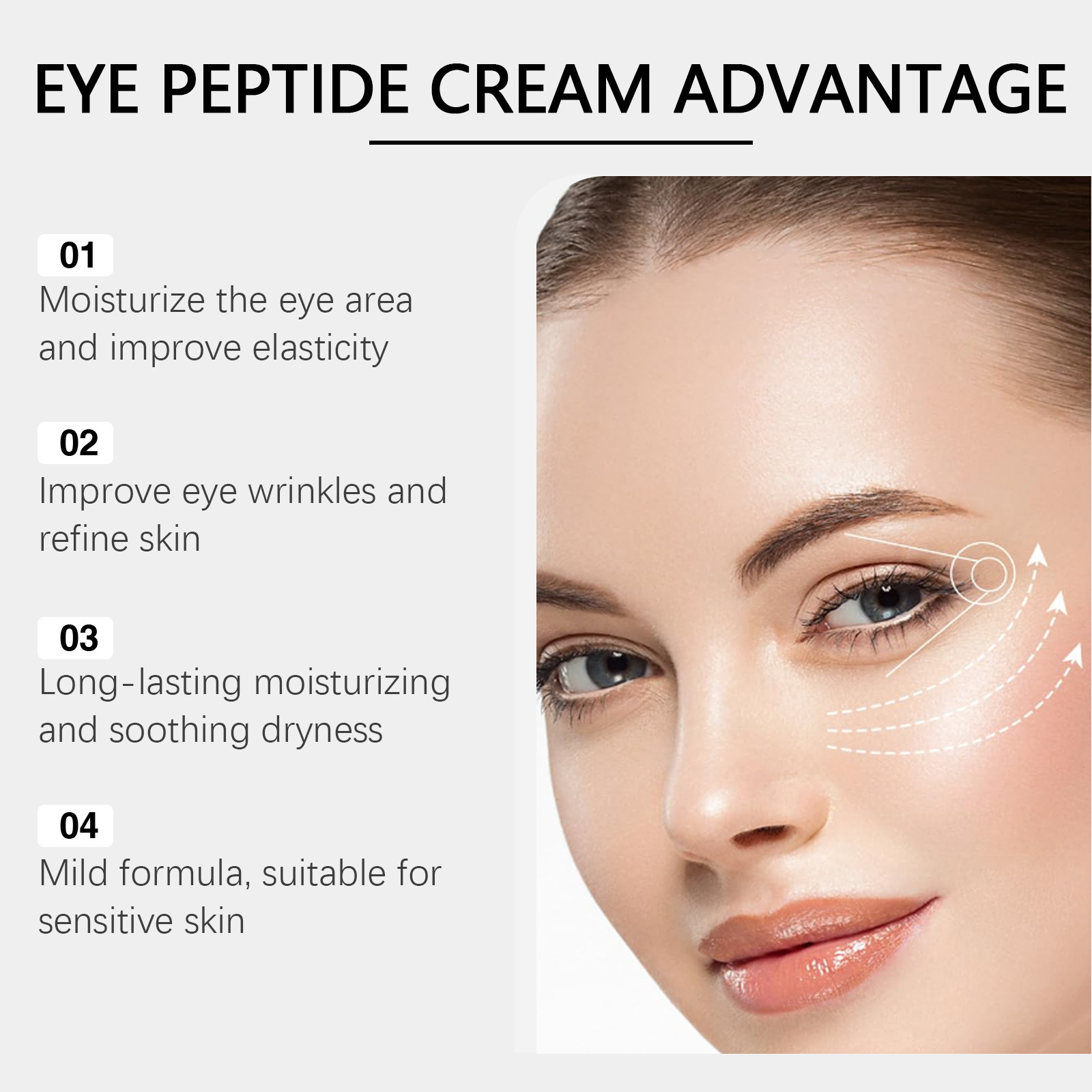 ペプチドリフティングアイジェル 小じわを薄くする クマを明る - Eye Cream Peptide のレビューと価格