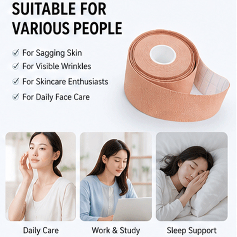 顔の筋肉リフティングテープ しわ防止フェイスリフトパッチ 弾 - Skincare Scora のレビューと価格